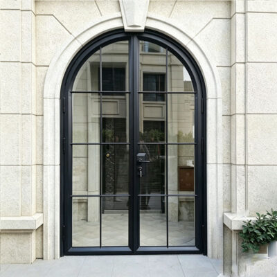 Broken Bridge French Retro Door (Arched)