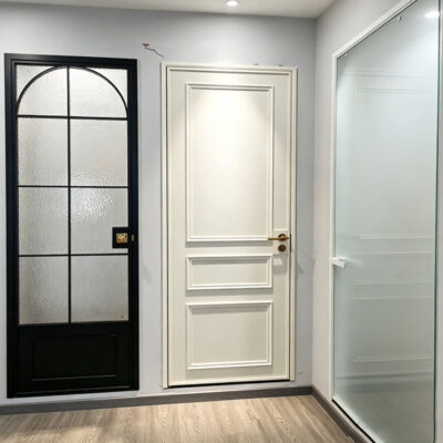 French-style all-aluminum door
